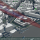 Data captured shows how important the observational angle of incidence is in assessing the interaction of candidate plots with sloping 3D corridors.